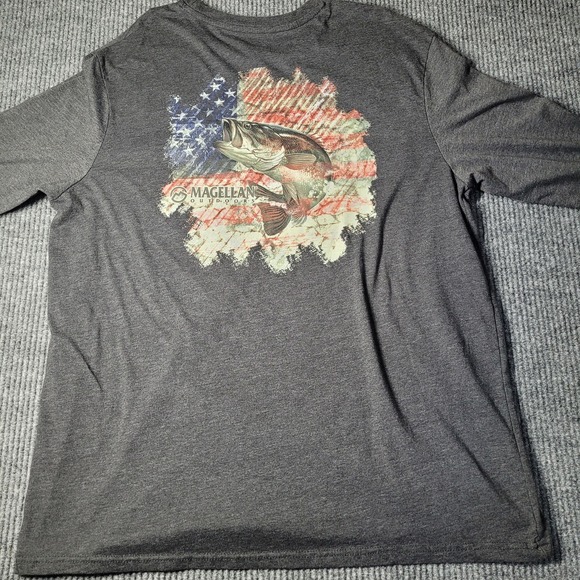 Magellan Sportswear Other - Men's Magellan Fishing Gear Shirt ~ Sz  2XL‎ Gray Classic Fit Long Sleeve Tee